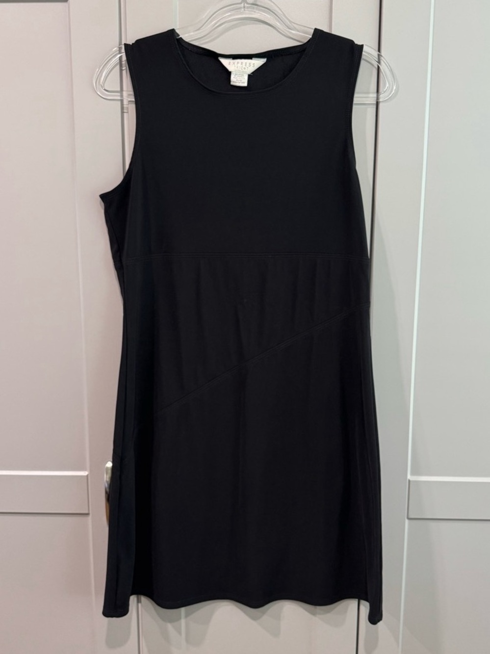 Express Tricot Black Mini Dress Size 11:12 Like New